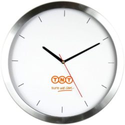 Promotional wall clock 569, 35 cm, aluminium