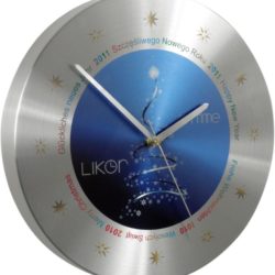 Promotional wall clock 7130, 30 cm, aluminium
